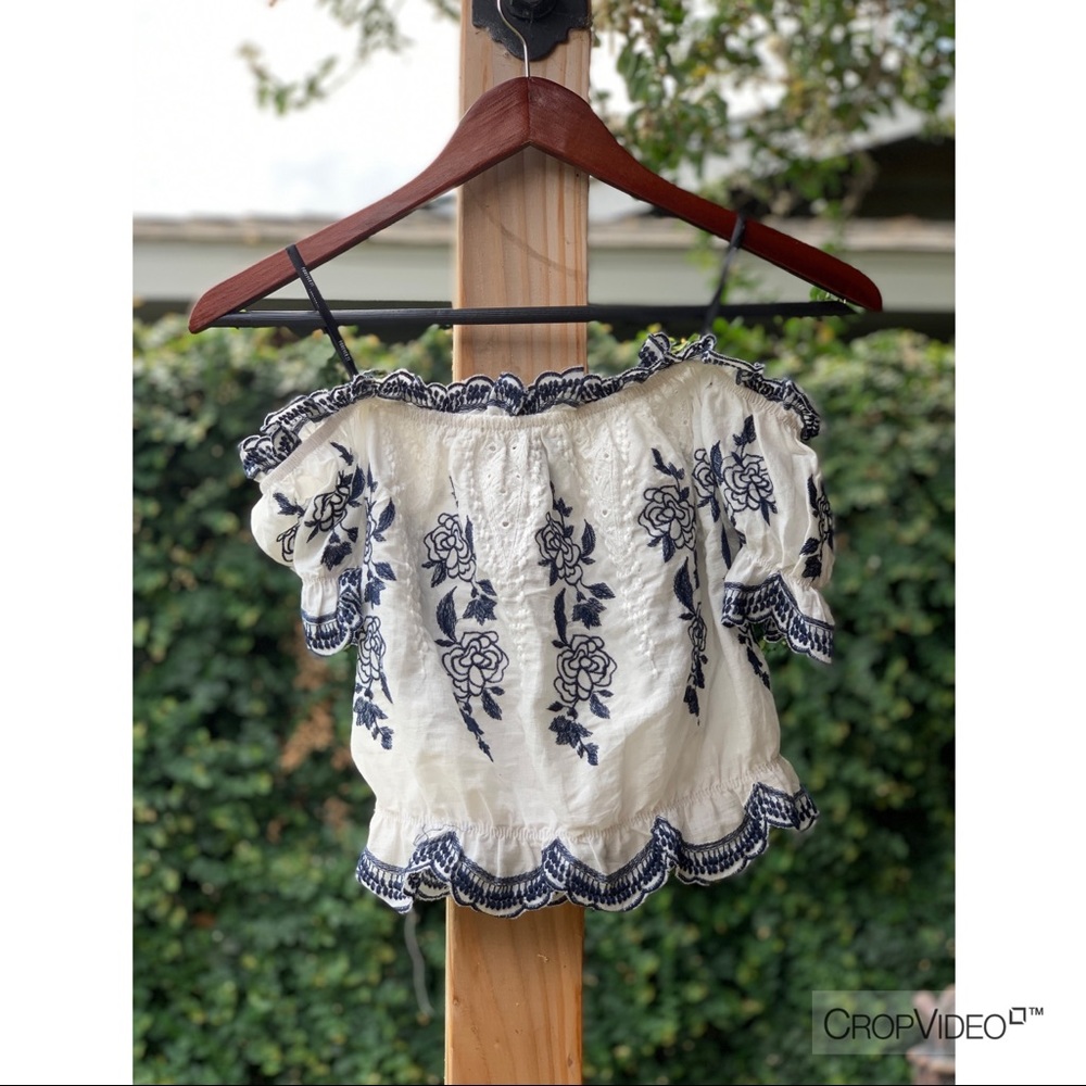 floral crop top